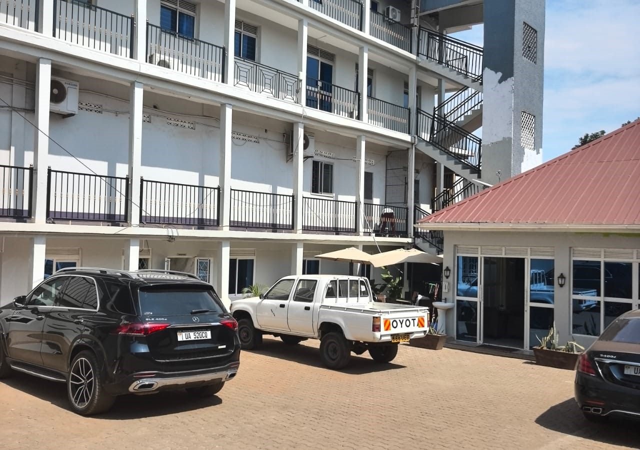 Free gated parking in the hotel courtyard
